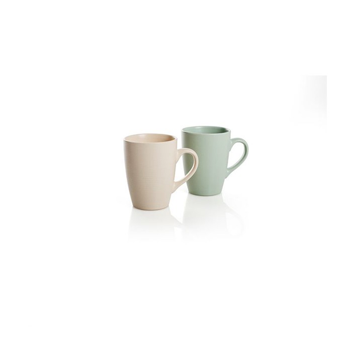 Evviva Marrakesh set 2 tazze mug crema e verde